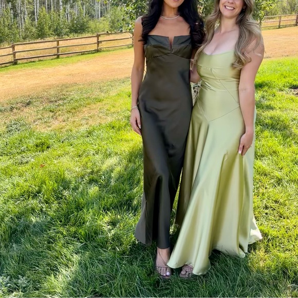 Reformation Brie Silk Dress - Picture 7 of 10